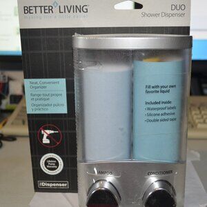 The Dispenser - Duo Shower Dispenser, 2 Chamber by Better Living Products